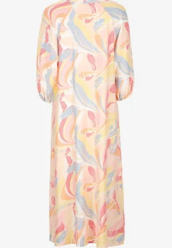 Vævet kjole med struktur