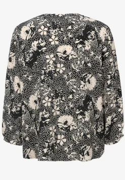 Vævet, mønstret bluse | Cellbes