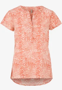 Vævet, mønstret bomuldsbluse | Cellbes