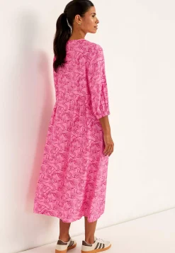 Vævet, mønstret kjole