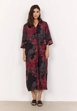 Vævet, mønstret kjole