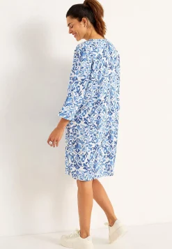 Vævet, mønstret kjole