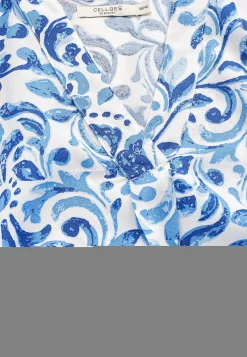 Vævet, mønstret kjole