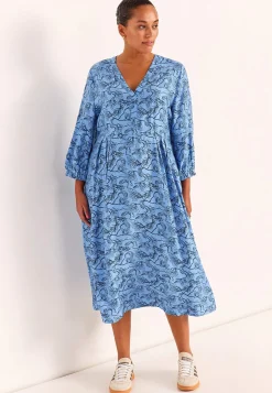 Vævet, mønstret kjole | Cellbes