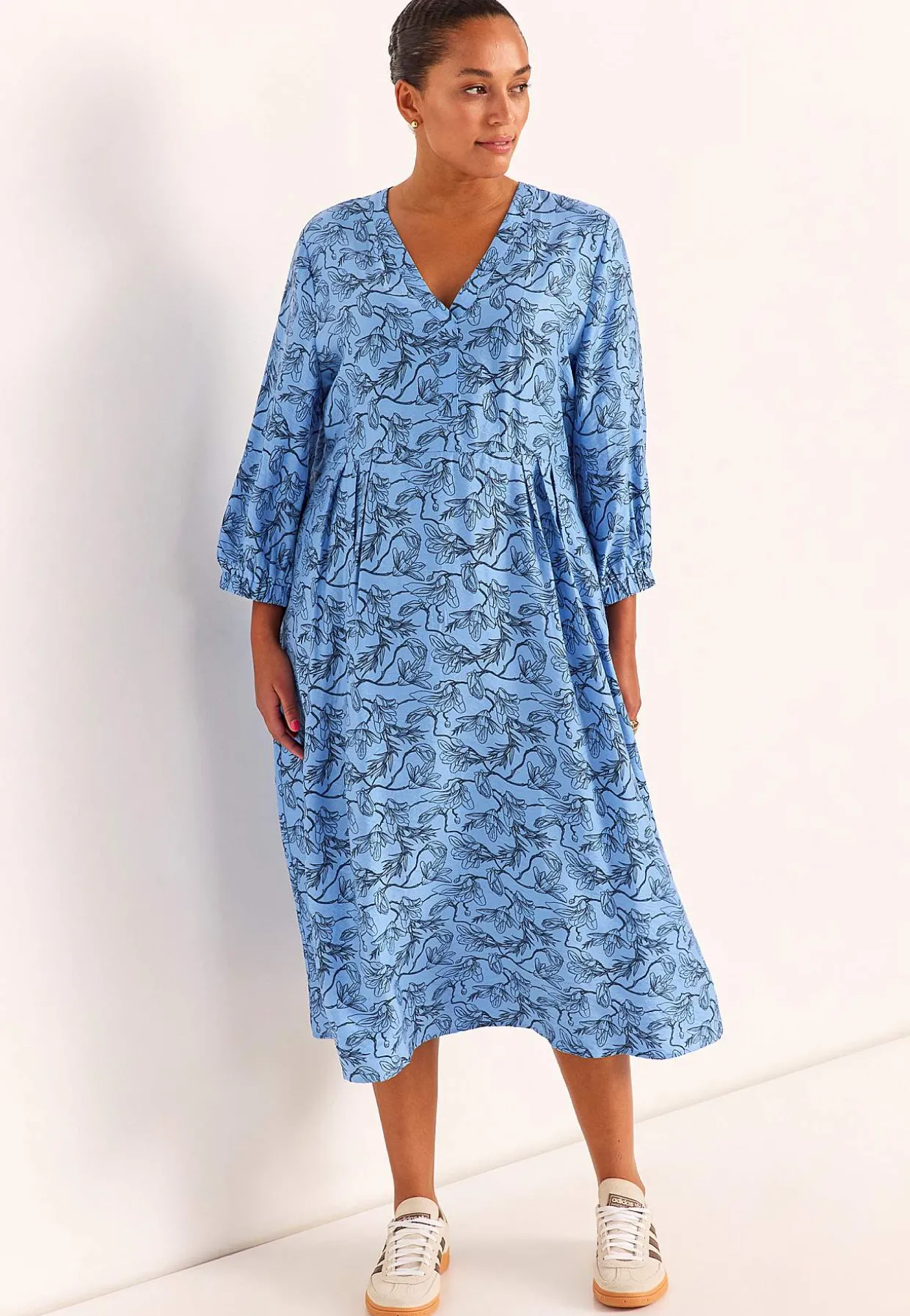 Vævet, mønstret kjole | Cellbes