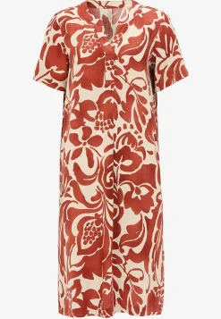 Vævet, mønstret viskosekjole | Cellbes