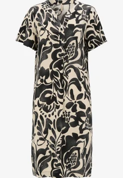 Vævet, mønstret viskosekjole | Cellbes