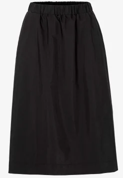 Vævet poplinkjole med lommer