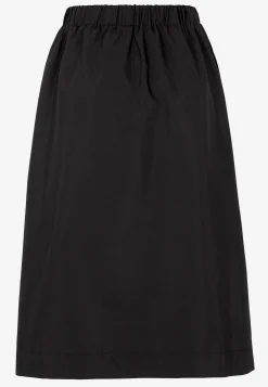 Vævet poplinkjole med lommer