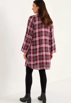 Vævet skjortekjole med lommer | Cellbes