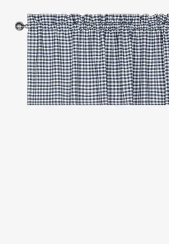 Vævet, ternet gardinkappe | Cellbes