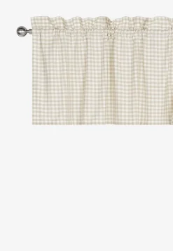 Vævet, ternet gardinkappe | Cellbes