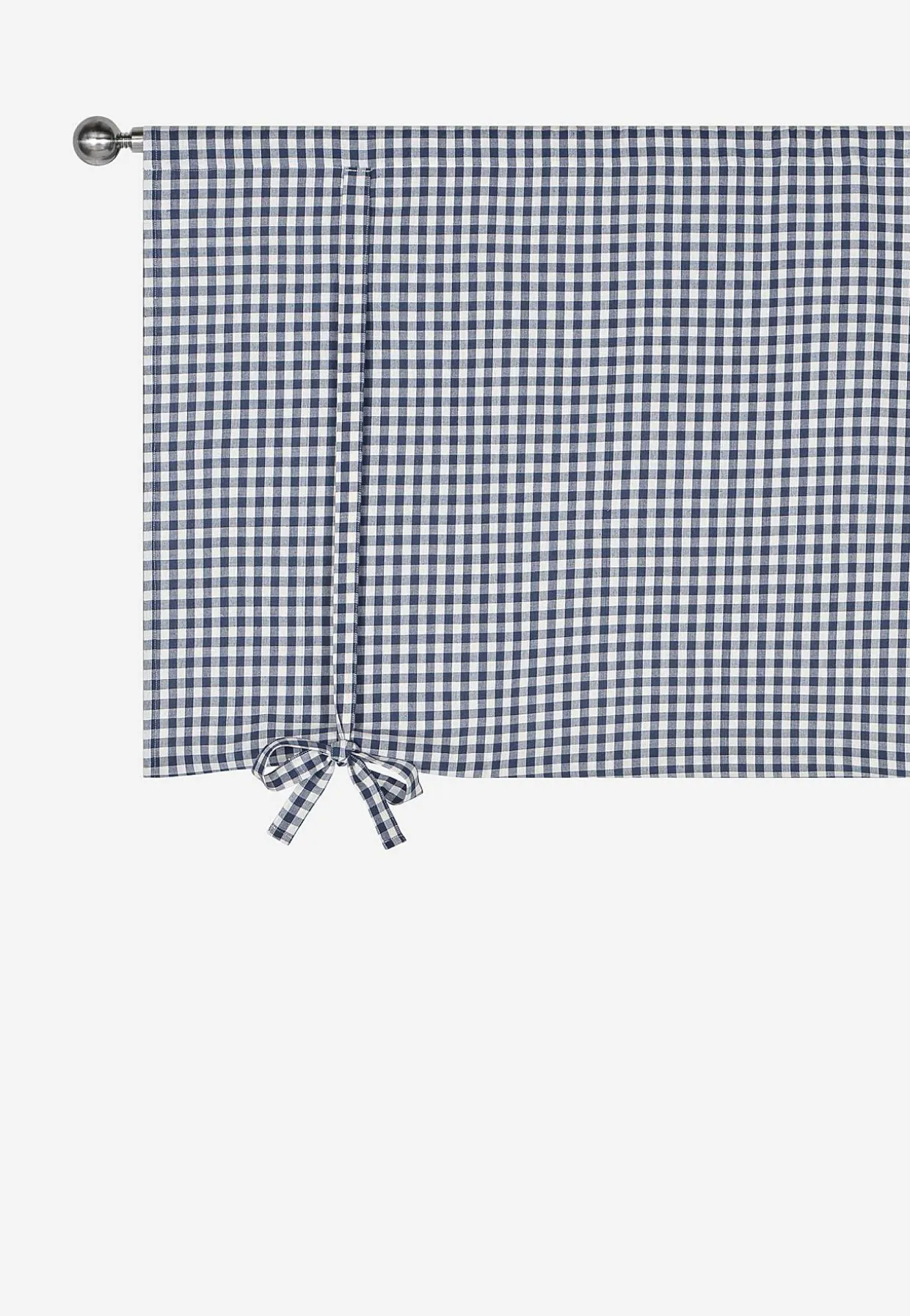 Vævet, ternet liftgardin