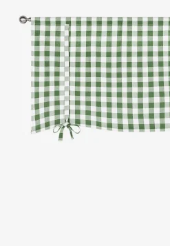 Vævet, ternet liftgardin