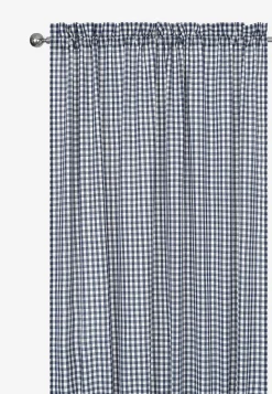 Vævet, ternet panelgardiner 2-pack | Cellbes