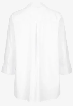 Vævet tunika i poplin