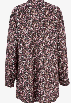 Vævet tunika med knapper