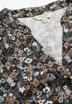 Vævet tunika med knapper